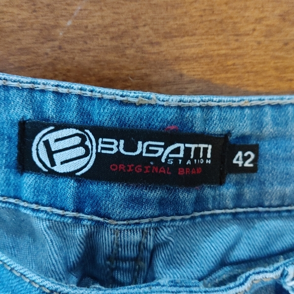 Bugatti denim jean shorts size S M - Picture 3 of 6